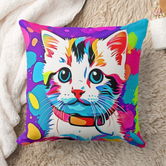 Coussin Art de Kitty Coloré (Couverture)