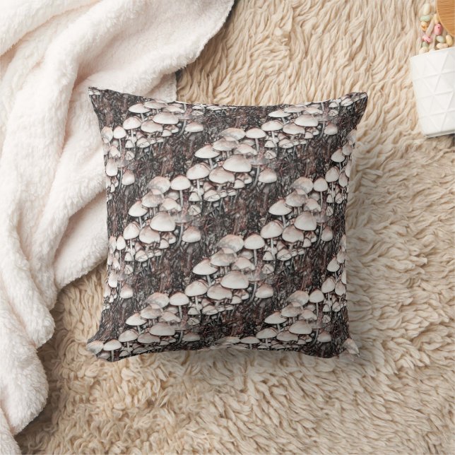 Coussin Art de la nature champignon (Couverture)