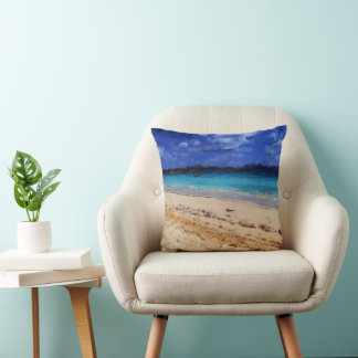 Coussin Art de la plage