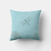 Coussin Art de libellule de fleur de Banksia (Verso)