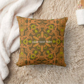 Coussin Art de mandala liquide apaisant Art géométrique (Couverture)
