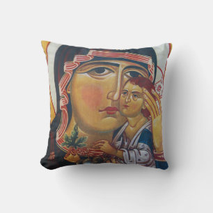 Coussin Art de Marie Mère et Jésus