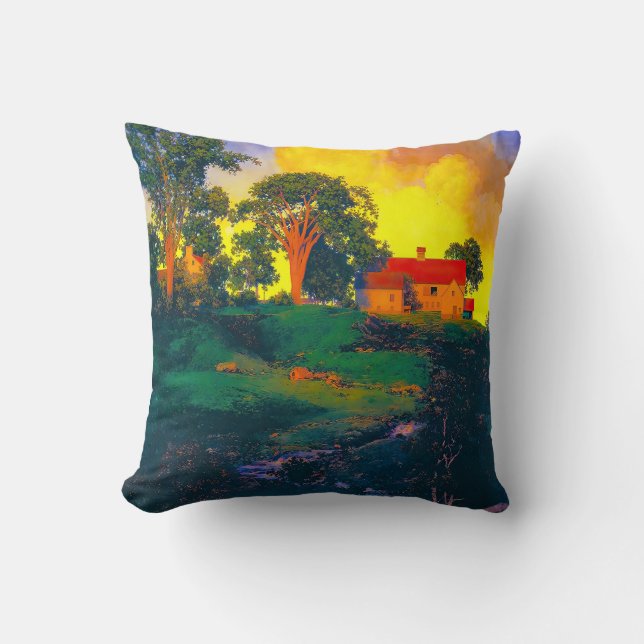 Coussin art de Maxfield Parrish (Recto)