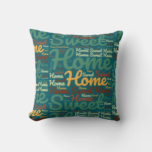 Coussin Art de mot Maison Verte Douce Maison