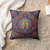 Coussin Art de naissance psychédélique (Couverture)