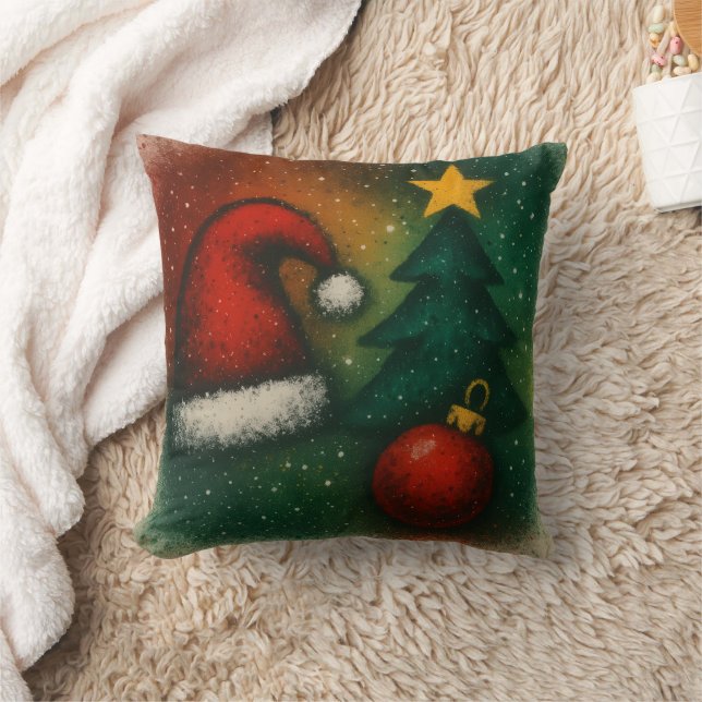 Coussin art de Noël à la bombe cool (Couverture)