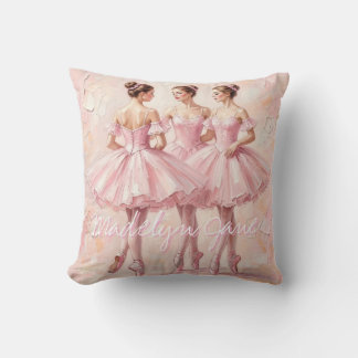 Coussin art de nurserie ballerine coquette || art acryliqu