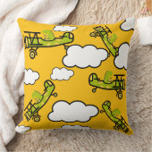 Coussin Art de nurserie de pilote de dinosaure animal (Couverture)