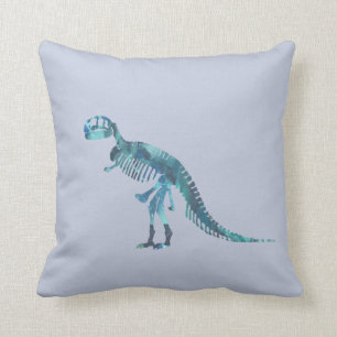 Coussin Art de squelette de rex de Tyrannosaurus