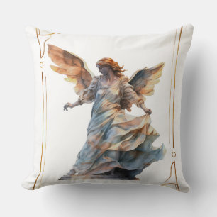 Coussin Art de statue d'ange classique
