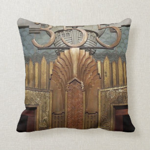 Coussin art déco, art nouveau, vintage, original, ascense
