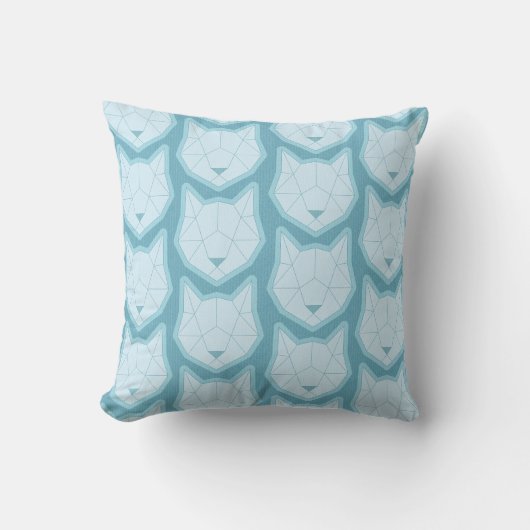 Coussin Art Déco chat calme (Recto)