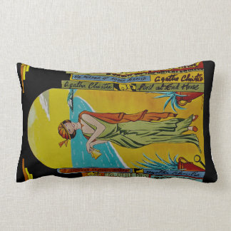 Coussin Art déco unique Agatha Christie