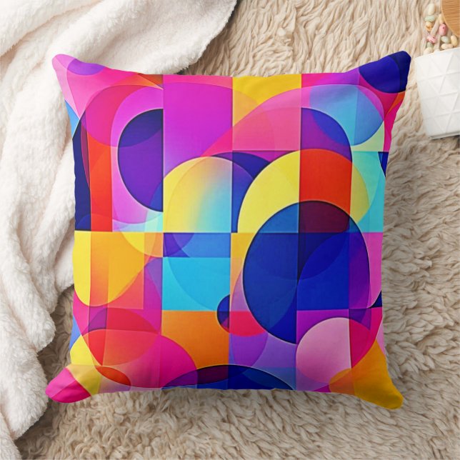 Coussin Art Dot Energy Vibrant (Couverture)
