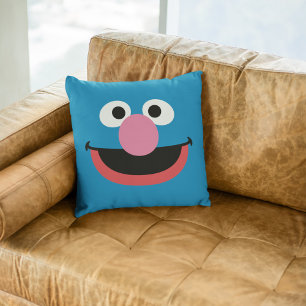 Coussin Art du visage de Grover