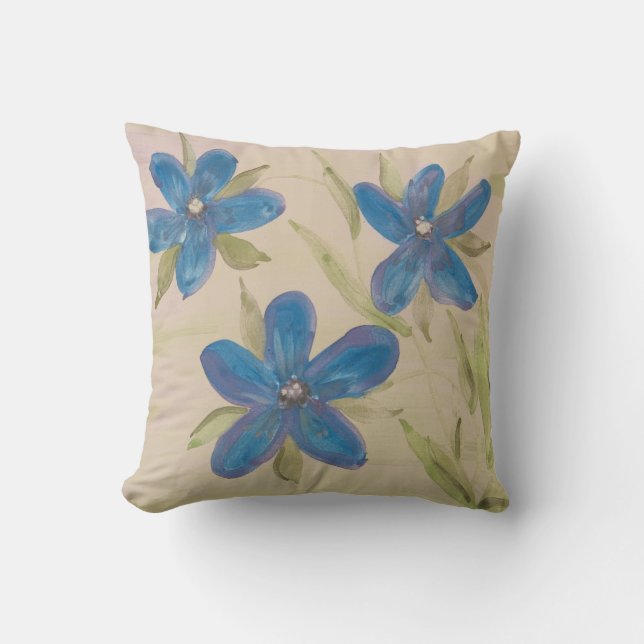 Coussin Art Floral Et Motif (Recto)