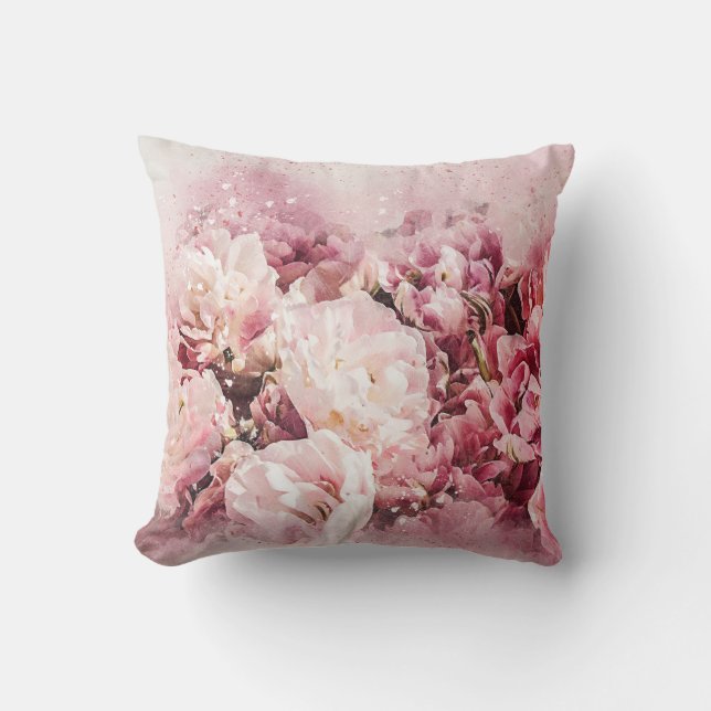 Coussin Art floral vintage (Recto)