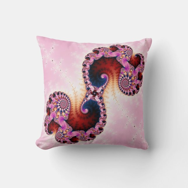 Coussin Art fractal Gemini (Recto)