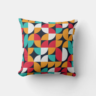 Coussin Art Générique : Motif triangle coloré