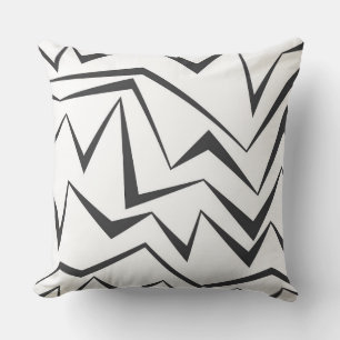 Coussin Art graphique abstrait moderne, dynamique, simple