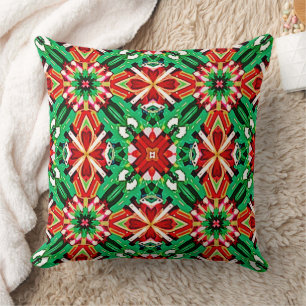 Coussin Art mandala de rêve kaléidoscope