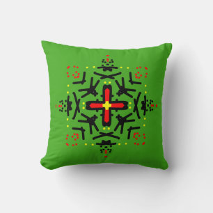 Coussin Art mandala tribal