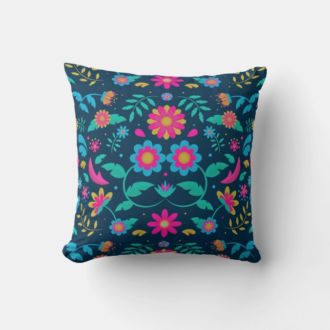 Coussin Art mexicain élégant  (Recto)