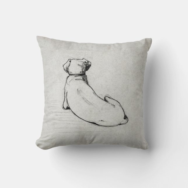 Coussin Art minimaliste simple Labrador (Recto)