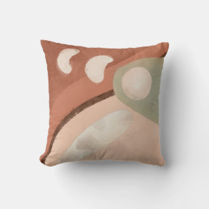 Coussin Art Moderne Organique Arrondi Biologique De La Pêc