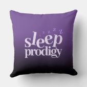 Coussin Art Mot Prodigy De Sommeil (Verso)