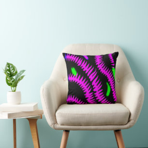 Coussin Art Motif néon élégant