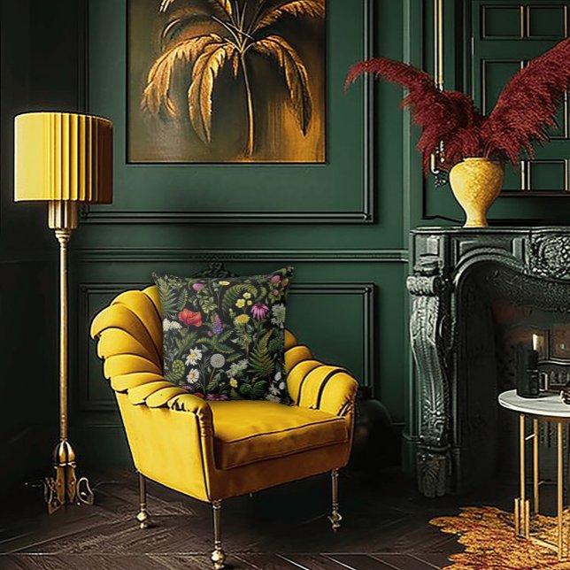 Coussin Art Nouveau Garden Muse Design (Créateur téléchargé)