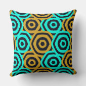 Coussin Art Nouveau Geometric Pattern (Verso)