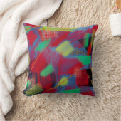 Coussin Art numérique Abstrait lumineux et gai (Couverture)