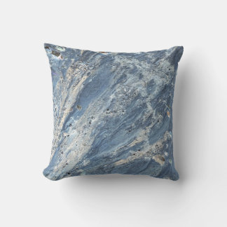 Coussin Art original : "pistes d'eau" Lancer l'oreiller