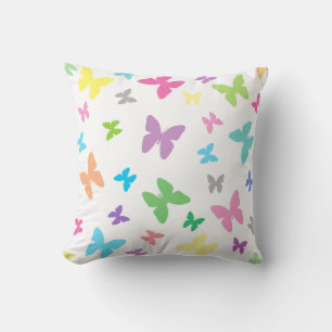Coussin Art papillon coloré