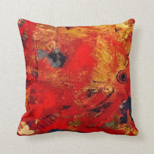Coussin Art par le rouge de DS Watkins et l'abrégé sur o
