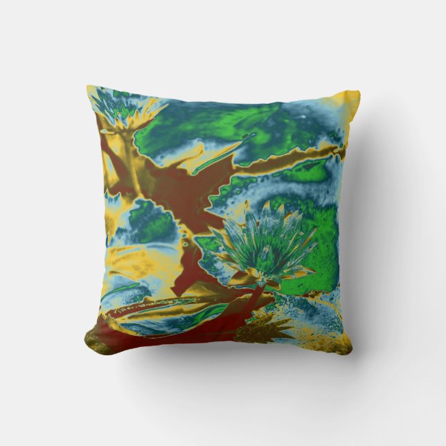 Coussin Art Pop Water Lily (Recto)