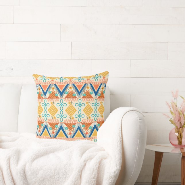 Coussin Art populaire ensoleillé  (Canapé)