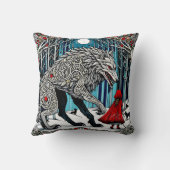 Coussin Art Scandinave, Forêt Magique, Contes De Fées (Verso)