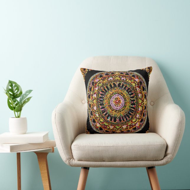 Coussin art spécial mandala (Chaise)
