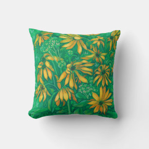 Coussin Artichauts de Jérusalem Fleur d'été peinture flora