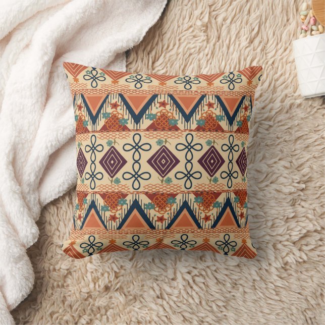 Coussin Artisanat d'art du coucher de soleil (Couverture)