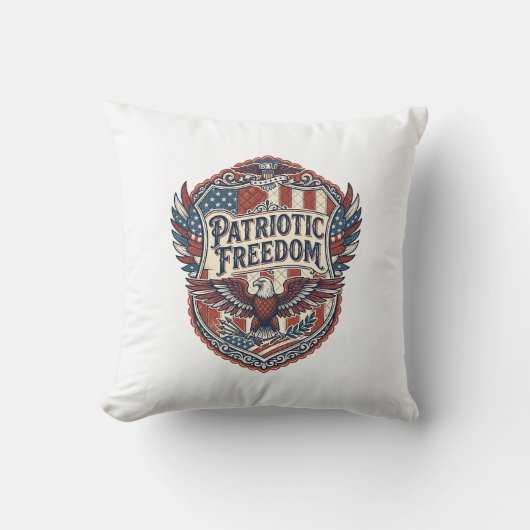 Coussin Artiste de patchwork patriotique (Recto)