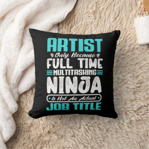 Coussin Artiste Travail Titre Profession Art Artistique Cr