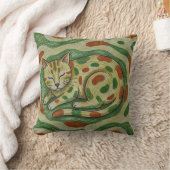 Coussin Artistic Calico Cat Camouflage Abstract Pattern (Couverture)