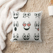 Coussin Artistic Hand Emojy face (Couverture)