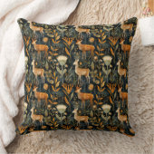 Coussin Arts et artisanat écossais chardons et cerfs (Couverture)