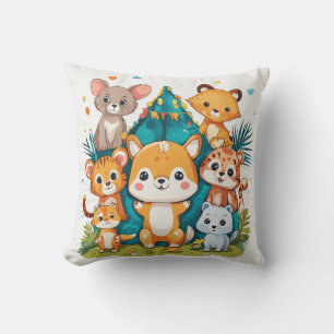 Coussin Artsy Animal Friends - Jouer Enfants