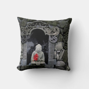Coussin Asie, Indonésie, Bali. Un sanctuaire de Bouddha